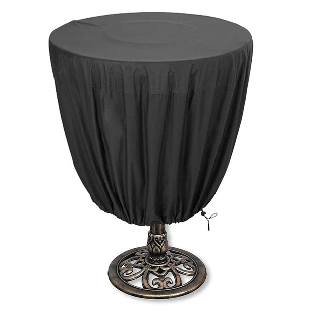Housse Imperméable Pour Fontaine De Jardin 210D - Protection Contre Pluie Et Poussière - Taille Universelle 91x107 Cm - Noir/café