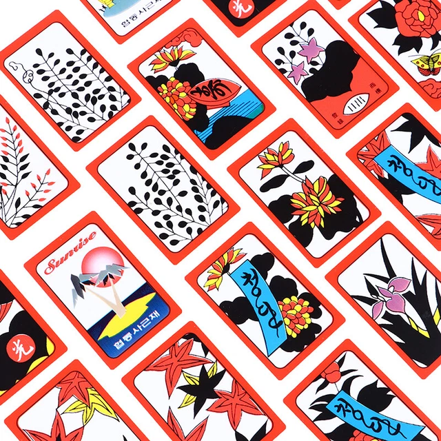 MAHJONG GOSTOP GO Stop Hanafuda Cards Popular Korean Japanese Board