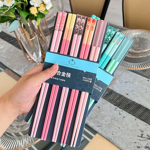Chinese Chopsticks Gift Reusable Chopsticks Chop Sticks Non-Slip Food Sticks