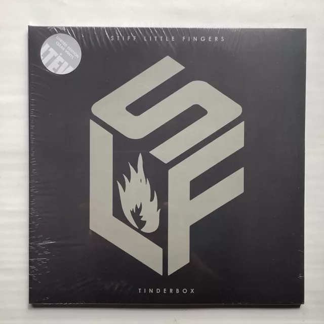 Stiff Little Fingers - Tinderbox - 2x Lp Ltd Edition Clear Vinyl New Sealed