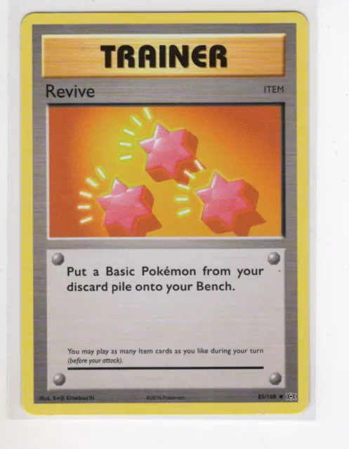 Revive Trainer Xy Evolutions Set Pokemon Card 85/108 Lp