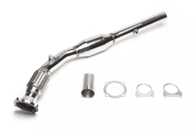 Edelstahl-Downpipe Mit 200 Zellen Renn-Sport-Kat Audi A3 Vw Golf 4 1.8 T Turbo