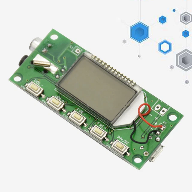 Module émetteur FM Stéréo Numérique 87-108 MHz - Microphone Sans Fil, DSP PLL