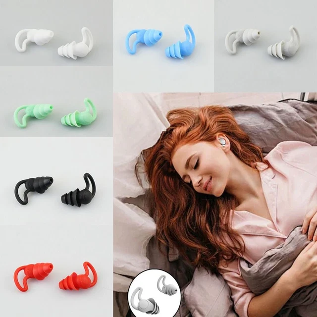 Bouchons d'oreilles en silicone Protecteurs d'oreille à isolation sonore