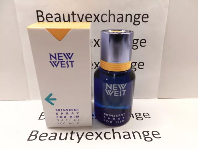 New West Him By Aramis For Men Cologne Skinscent Spray 3.4 oz Boxed New West Him By Aramis For Men Cologne Skinscent Spray 3.4 oz Boxed