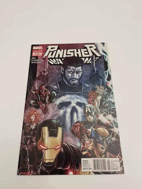 The Punisher War Zone # 2 Of 5 Marvel Comics January 2013 Limited Series