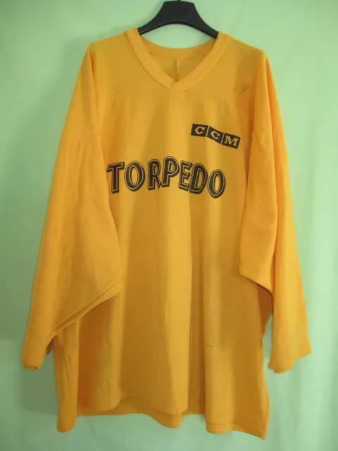 Maillot Hockey TORPEDO CCM Europa Cup Porté #12 Vintage NHL Ice Jersey - XL