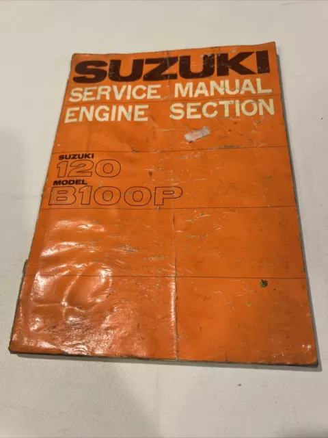 GENUINE OEM SUZUKI MOTORCYCLE BIKE 120 B100P Wiring Diagram 1966 Service Manual