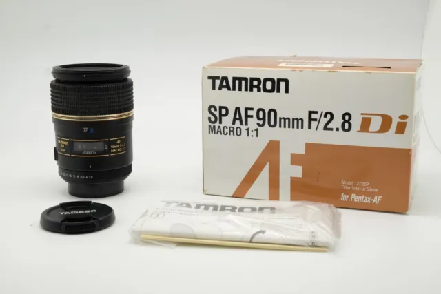 Tamron AF SP di 90mm f2.8 90/2.8 macro for Reflex Pentax K AF  boxed