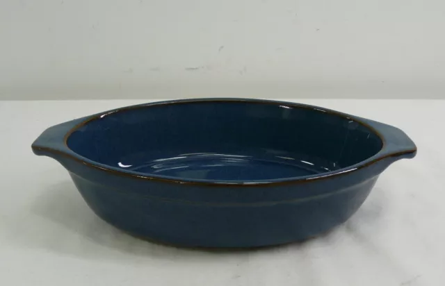 Denby Boston Blue Oval Serving Dish - Thames Hospice