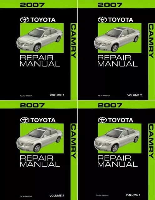 2007 Toyota Camry Shop Service Repair Manual Complete Set