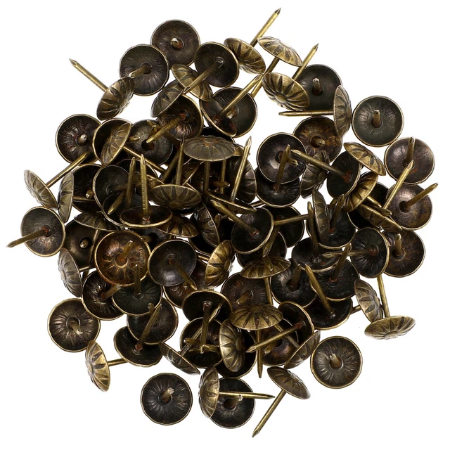 Clavos Espuma Crisantemo Decoración Metal Uñas Tapizadas De Latón Hierro