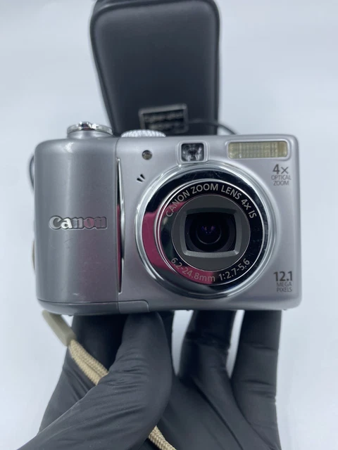 Canon PowerShot A1100 IS 12.1 MP Digital Camera - Silver