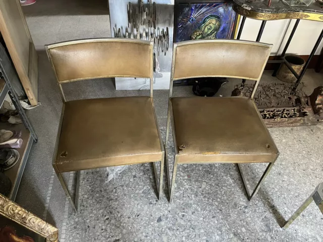 Par De Sillas Romeo Rega Años 60Made IN Italy