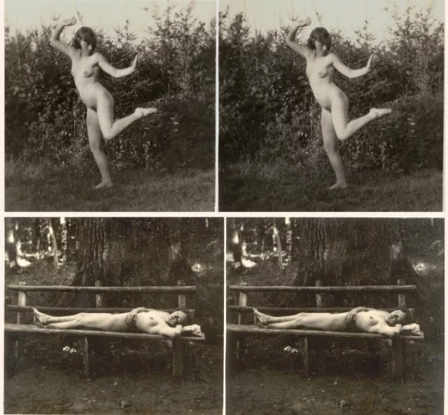 21 Akt Stereofotos sehr gute aus Deutschland 1940  Nude Stereoviews Lot 6