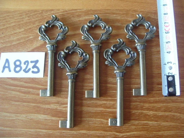 Lot De 6 Clés Anciennes Pour Montre à Gousset - Occasion, Début 20e Siècle