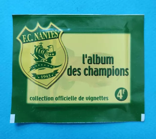 Pochette neuve foot FC Nantes, "Album des champions", Fcna, no panini, stickers