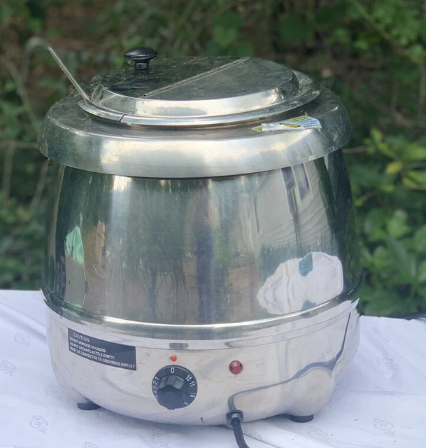 Winco ESW-70, Stainless Steel Soup Warmer 10 Quarts Tested