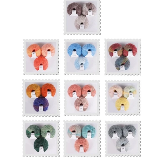 Mohair Yarn Wool Thread Knitted Shawl Household Accessory Supplies