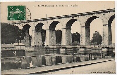 Laval-mayenne-CPA 53 - the overpass on the mayenne