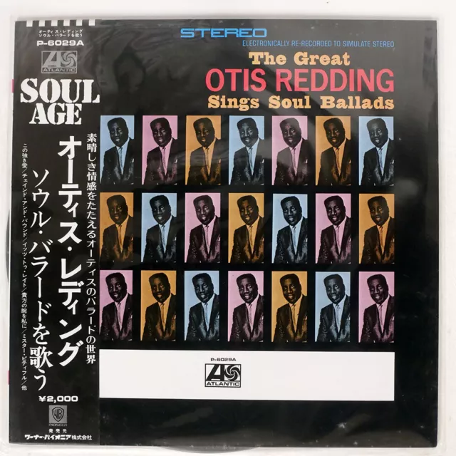 Otis Redding Sings Soul Ballads Atlantic P6029A Japan Obi Vinyl Lp