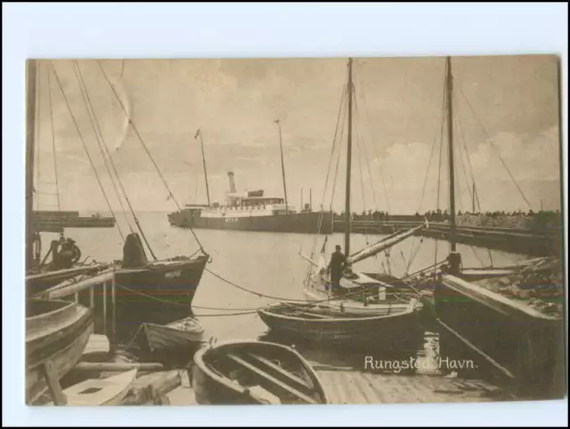 S2795/  Rungsted Havn Hafen AK Dänemark  1924