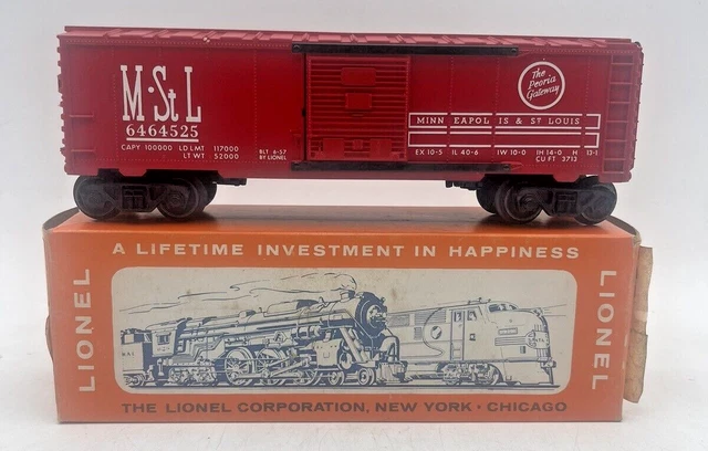LIONEL 6-27292 O Scale Minneapolis & St Louis M&STI The Peoria Gateway