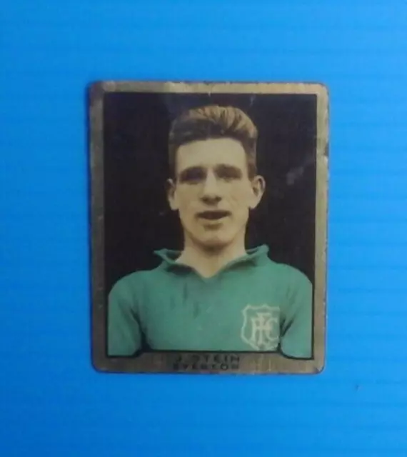 DC Thomson/Adventure Star Footballers 1932 Metallkarte J STEIN EVERTON