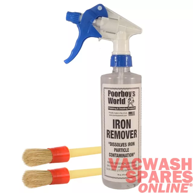 Poorboys Iron Remover - Iron X Contaminat Fallout Remover - Safe On All Surfaces