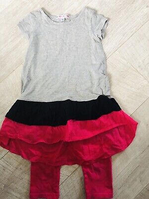 M&S Mini Limited smart/party girls outfit age 2-3. Jersey tunic & leggings.