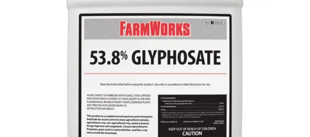 Farm Works  2.5 GALLON 53.8% Glyphosate Grass and Weed Killer, Free Shipping!! 2