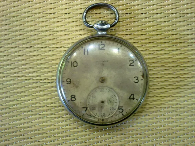 Vintage Molnija Ussr Soviet Pocket Watch Molnija