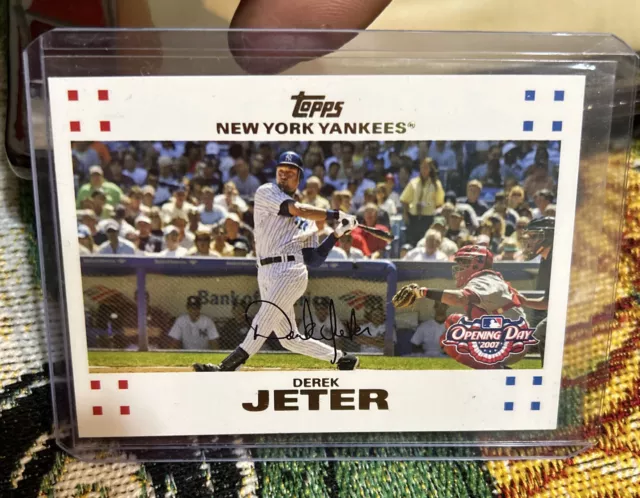 2007 Topps Opening Day - #46 Derek Jeter New York Yankees Legend 🔥