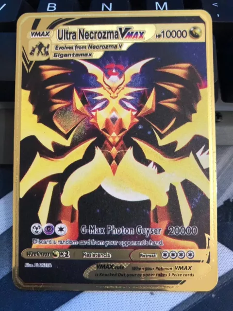 Kit 55 Cartas Pokémon Dourada Sem Repetidas C/ Arceus 10000