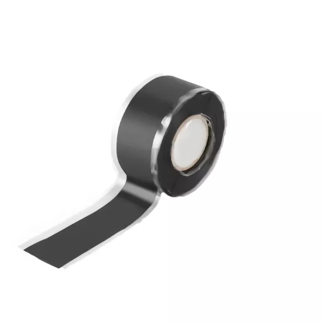 Silicone Waterproof Black Self Fusing Secure Leak Sealing Tape  Hose