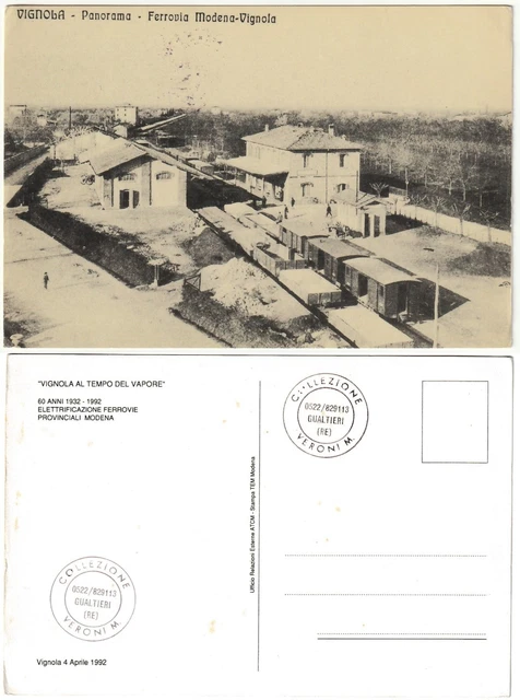 VIGNOLA MODENA Panorama Ferrovia ModenaVignola Treno 92062
