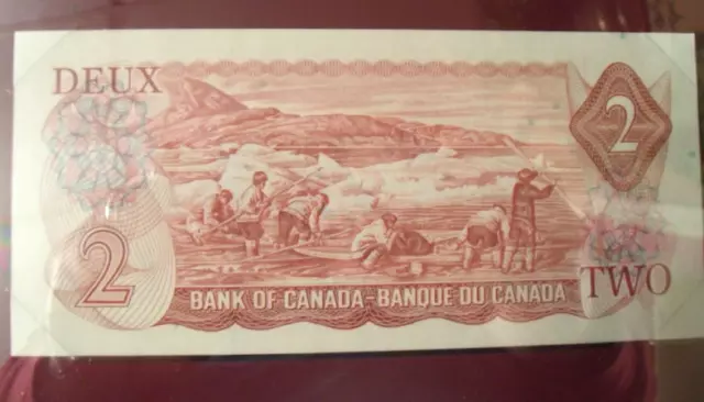 Banknotes of All Nations Canada 2 Dollars 1974 UNC P-86a  UM8751571 2