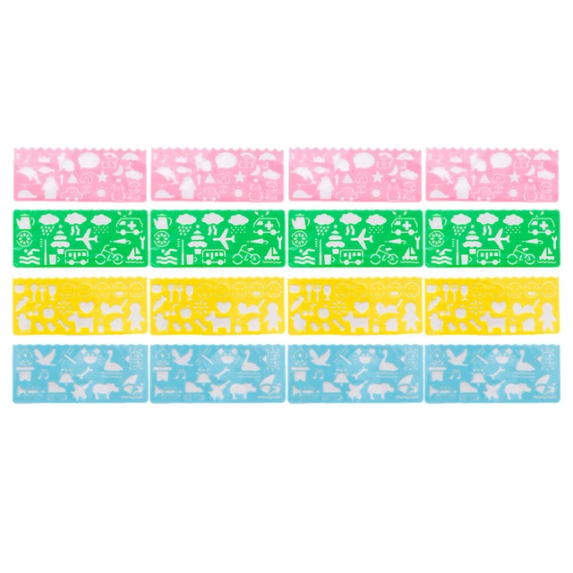 25pcs Kunst Handwerk für Kleinkind Zeichnung Vorlage Herrscher