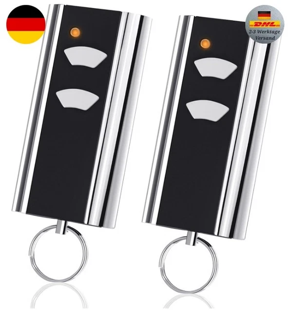 2x Garagentor Fernbedienung Für Normstahl - 433MHz Kompatibel