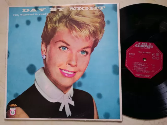 Doris Day By Night New Zealand 1957 Coronet Label Vinyl LP