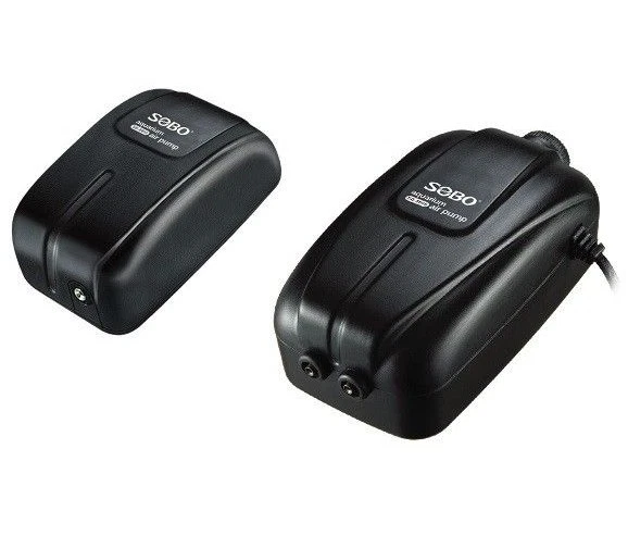 AQUARIUM AIR PUMP - 1 2 Port 3L/min 4L/min 5L/min 6L/min Silent Adjustable Fish