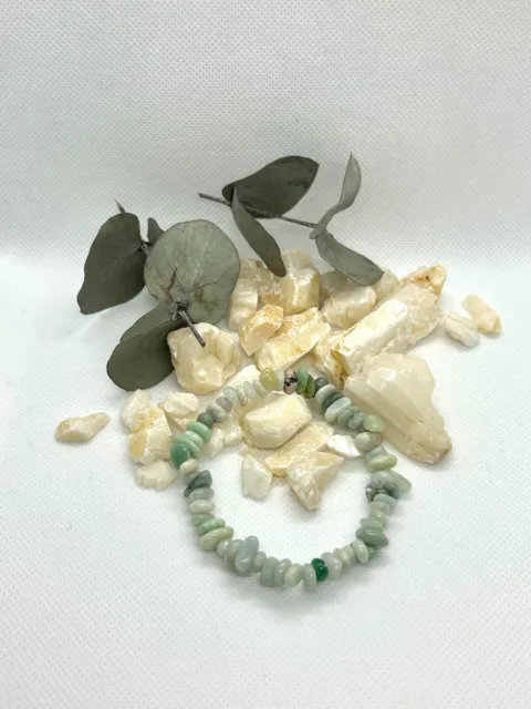 Bracelet Baroque en Pierre Naturelle - Jade De Birmanie - Energie