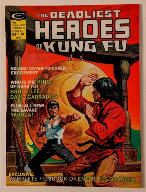 Stan Lee Presents The Deadliest Heroes of Kung Fu #1 1975 Curtis Magazine 8.0 VF