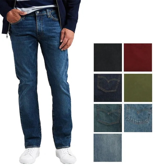 Levis Men's 513 Denim Slim Fit Straight Jeans