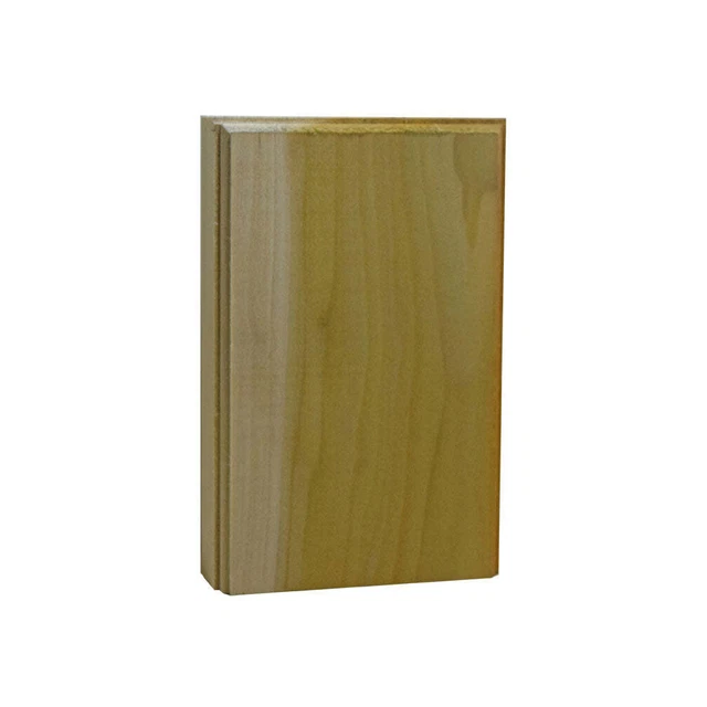 Plinth Block 1" x 4" Hardwood Base & Casing Block 6" Tall EWAP46