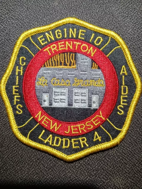 Trenton Engine-10 Ladder-4 Commemorative Patch New Jersey York FDNY PA NY NJ