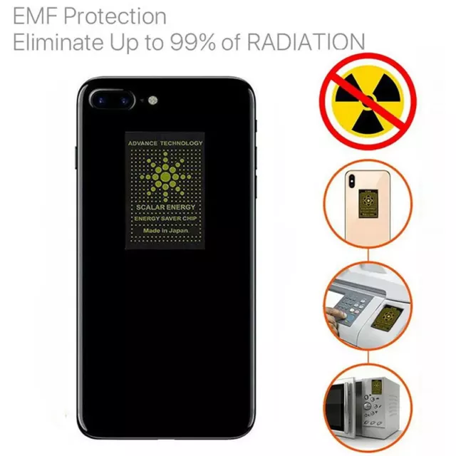 5PCS EMR Scalar Energy Phone Sticker Anti Radiation Chip Shield Paster Laptop