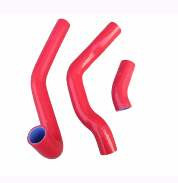 RED Silicone Radiator Hose Kit For Nissan Silvia S13 180SX CA18DET Turbo 1989-94