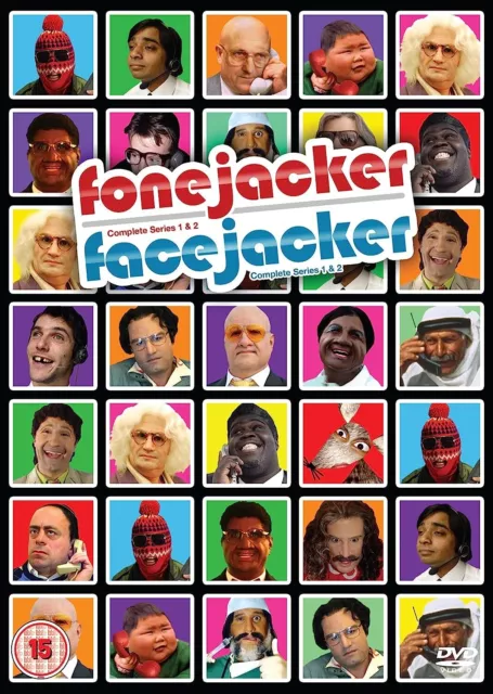FONEJACKER + FACEJACKER COMPLETE SERIES 1-2 DVD BOXSET FACE FONE JACKER UK Rele