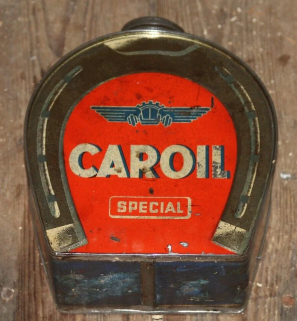 Öldose Ölkanne CAROIL 1930er  Vorkriegsmotorrad / jawa cz indian shell mobiloil